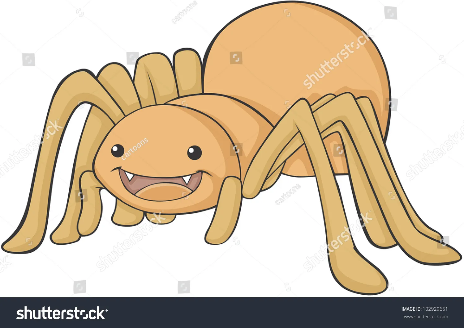 18817 cute tarantula cartoon adventurous