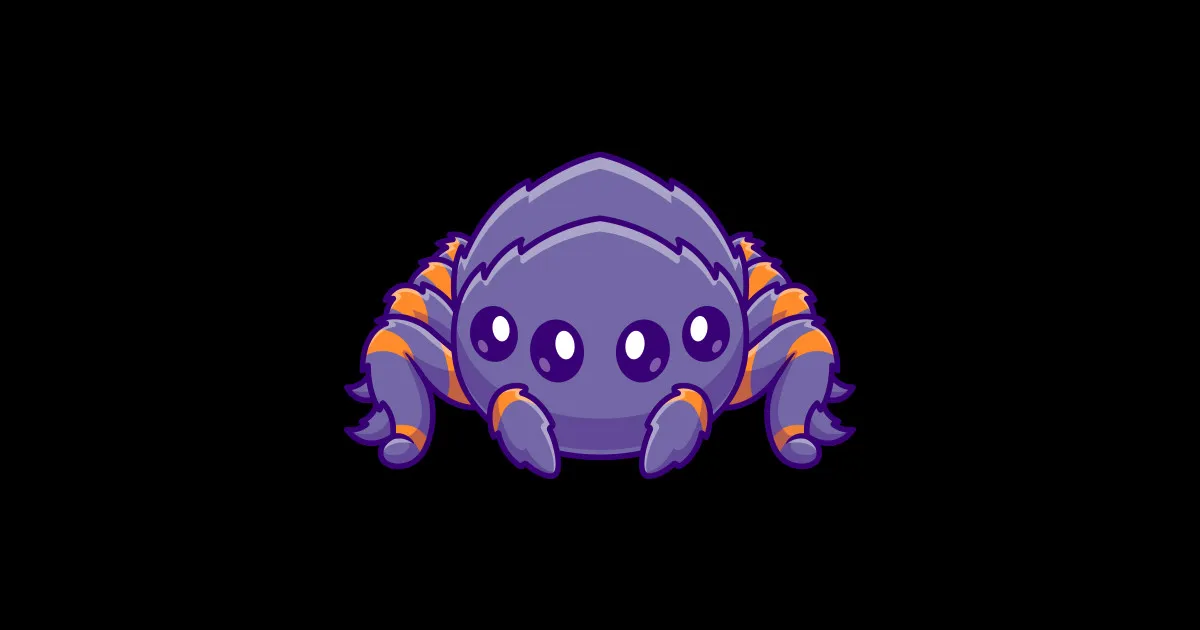 18817 cute tarantula cartoon humor