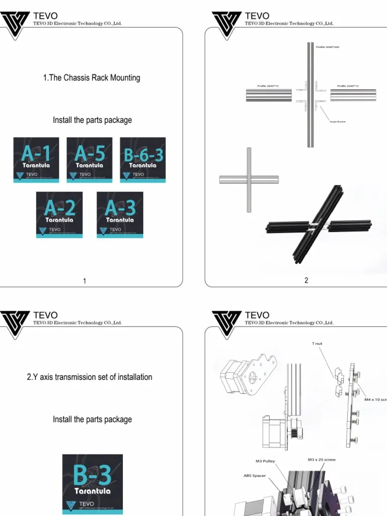 18838 tevo tarantula hot end components