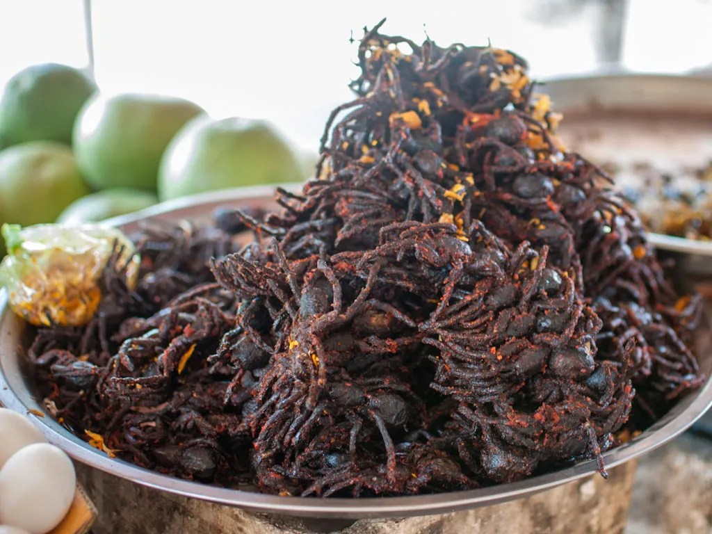 18863 tarantula goreng plated