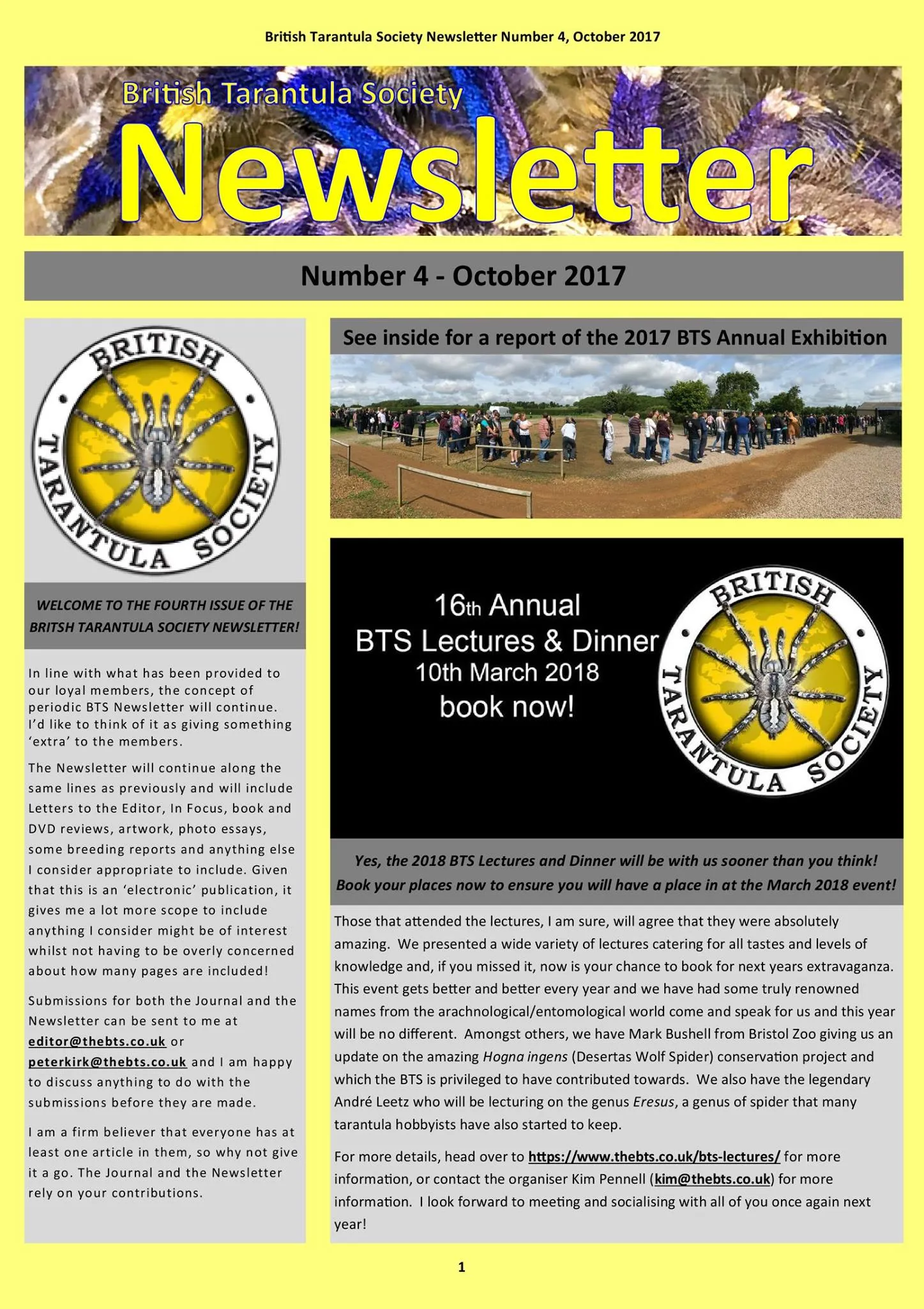 18968 tarantula event meeting